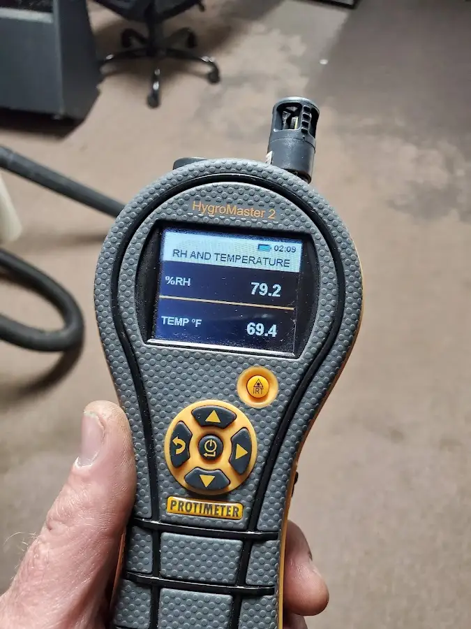 Moisture meter humidity assessment for Fire & Smoke Damage Restoration in Ferguson